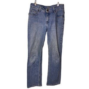 Lee Riders jeans womens 8 medium medium wash stretch bootcut zip fly pockets